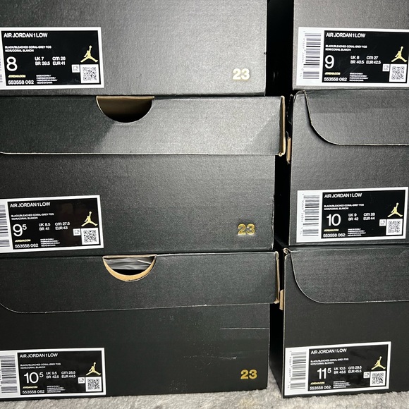 JORDAN 1 Low Bleached Coral (black grey pink) - Picture 5 of 5